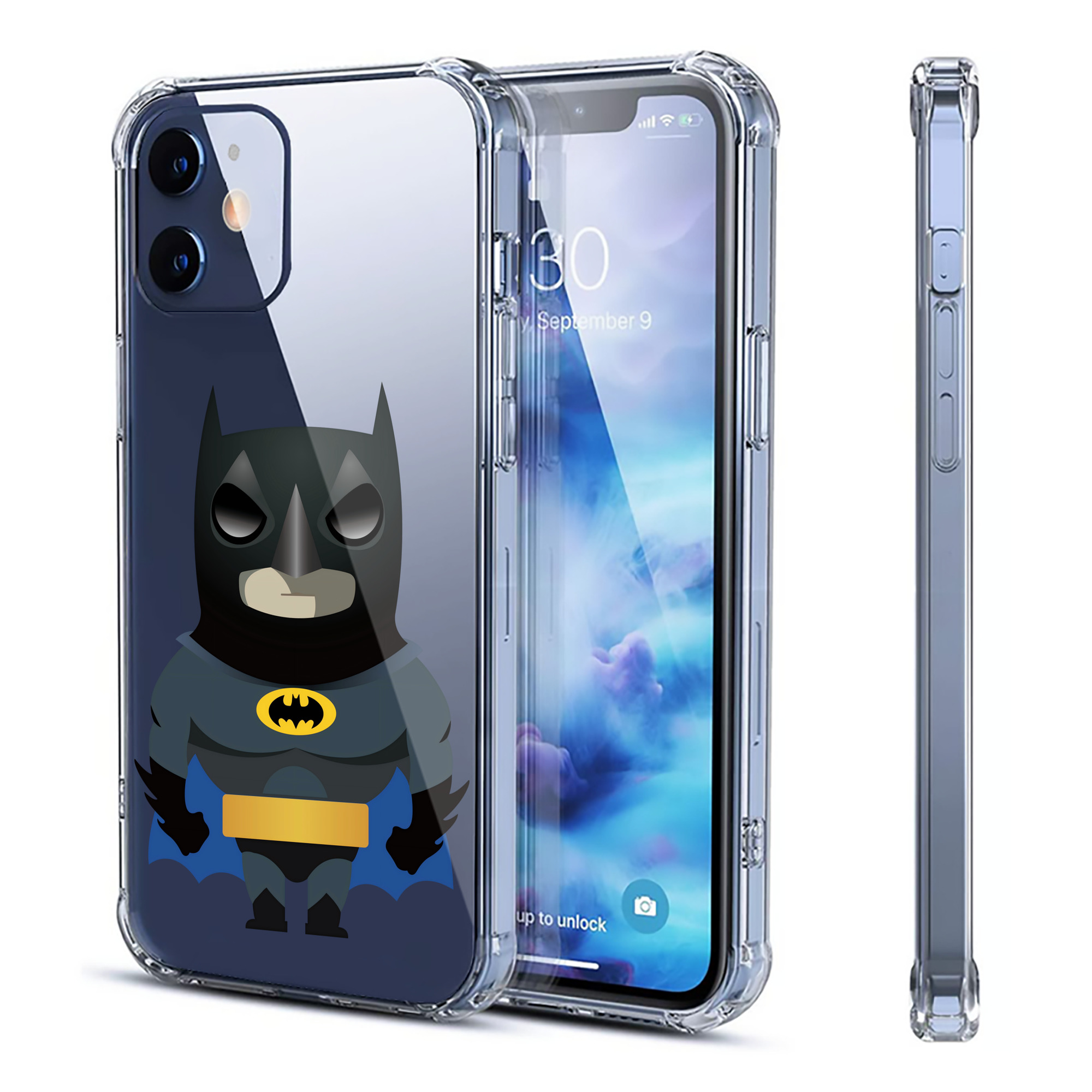 （画像用） アベンジャーズ The Avengers 【iPhone 12シリーズ対応】透明スマホケース（クリアソフトケース）